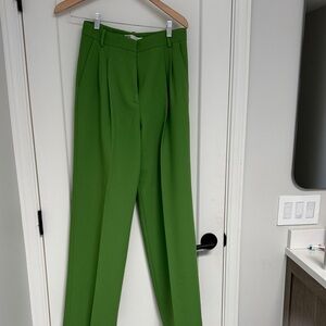 Zara Vibrant Green Women's Trousers